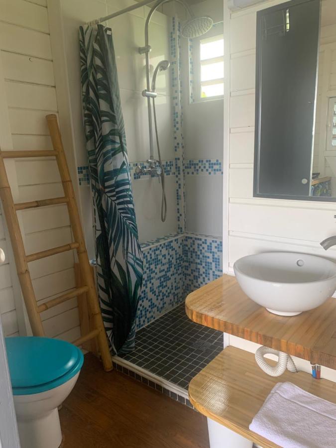 Gîte face à la mer des caraibes Sainte-Rose Esterno foto